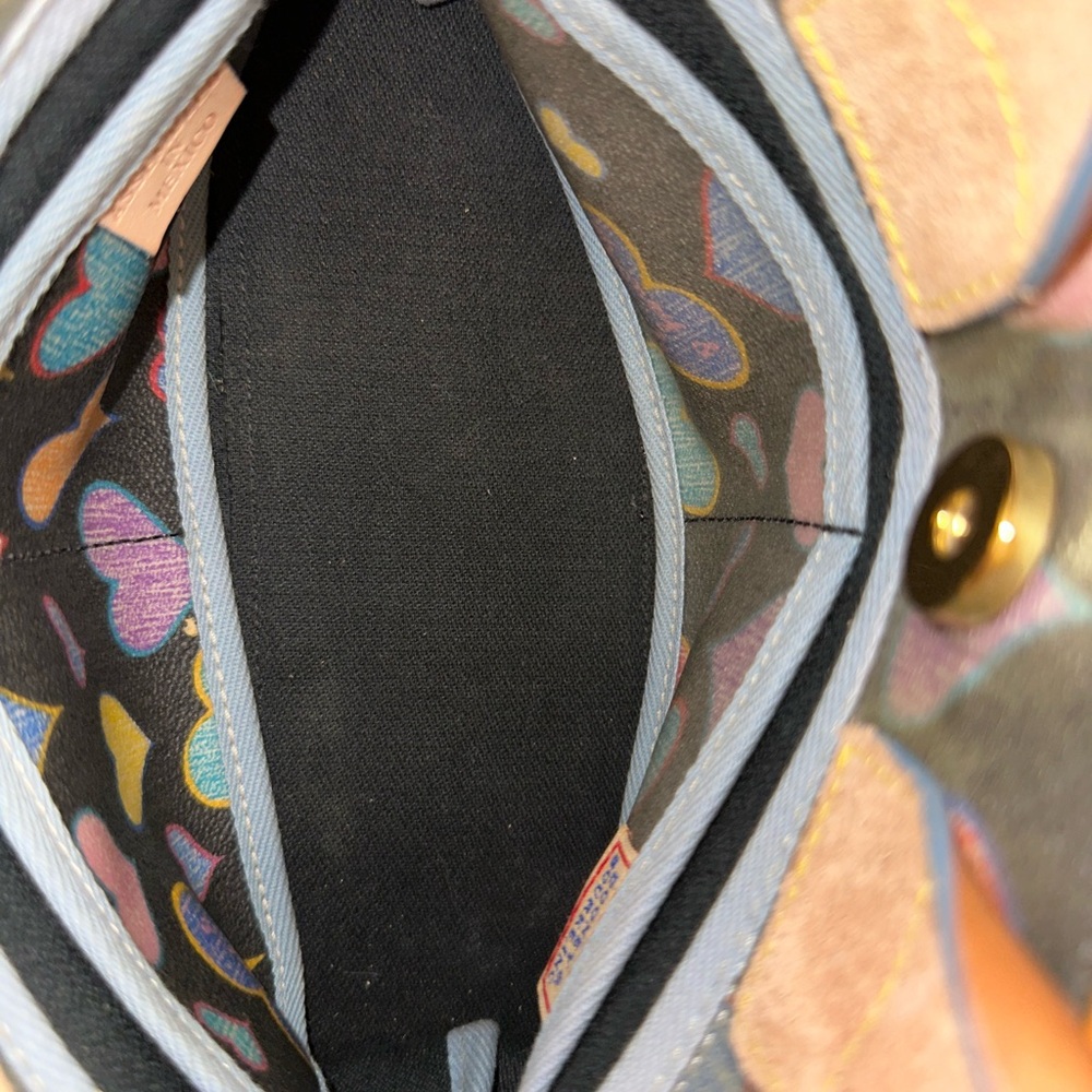 Dooney & Bourke Gray with Multicolor Heart Print - Picture 10 of 11